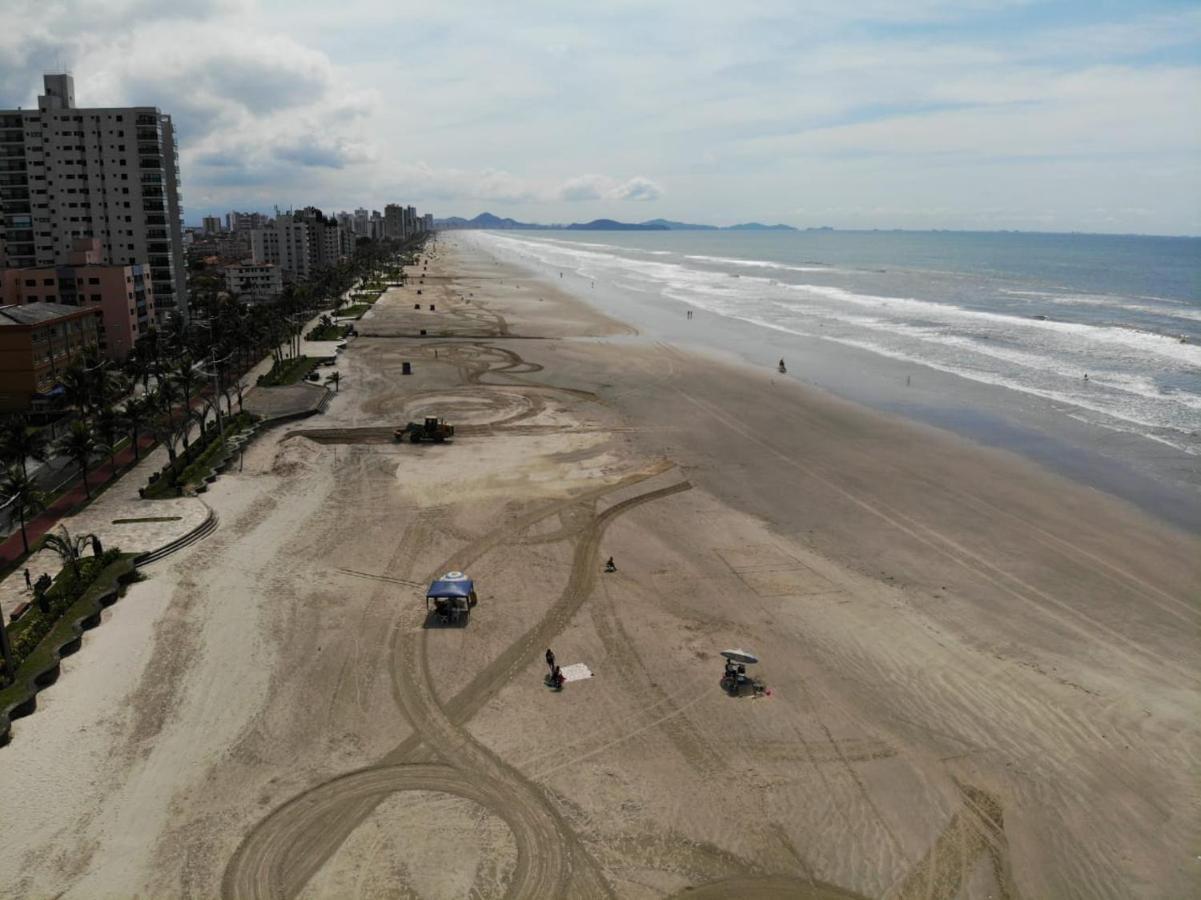 Apto Pé na Areia Praia Grande (Santos) Exterior foto